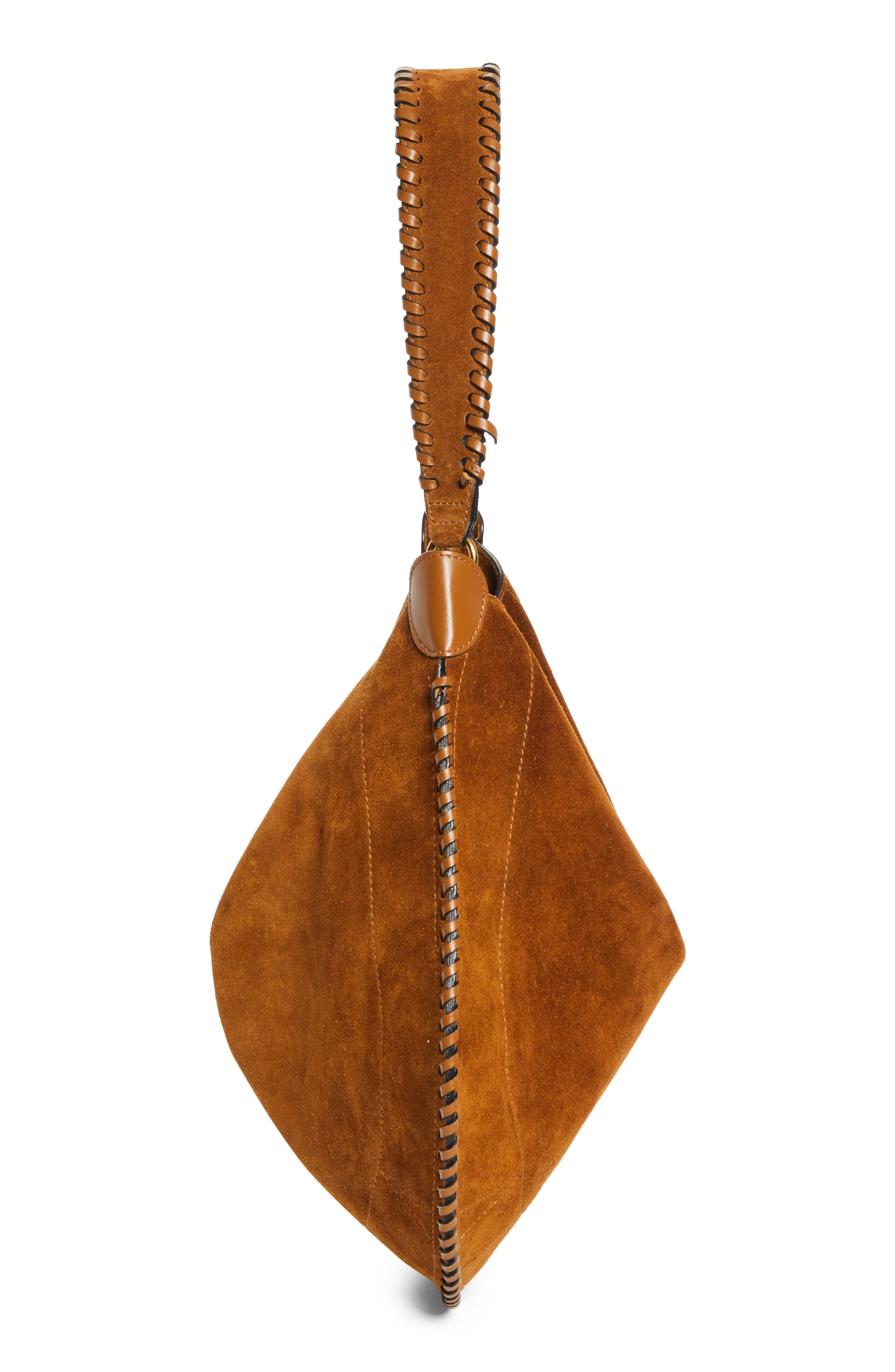 Isabel Marant Oskan Hobo Bag, Alternate, color, Cognac