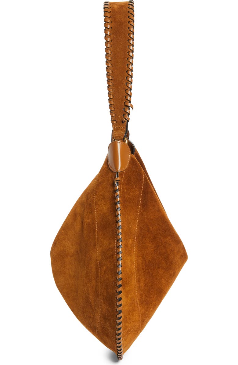 Isabel Marant Oskan Hobo Bag, Alternate, color, Cognac