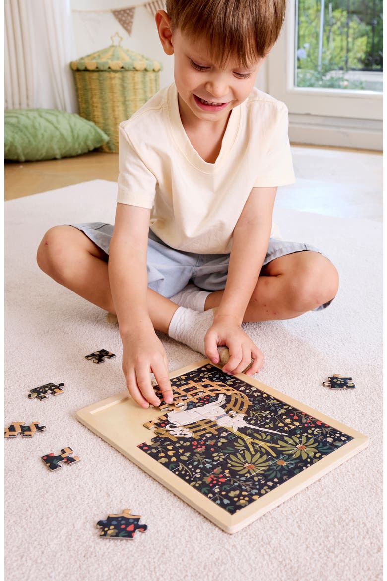 x The Met Unicorn in a Garden 48-Piece Puzzle, Alternate, color, MULTI