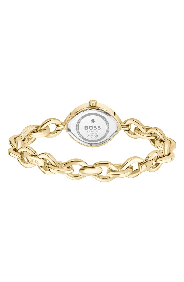 BOSS Fiora Contoured Black Bracelet Watch, 29mm x 22.4mm, Alternate, color,