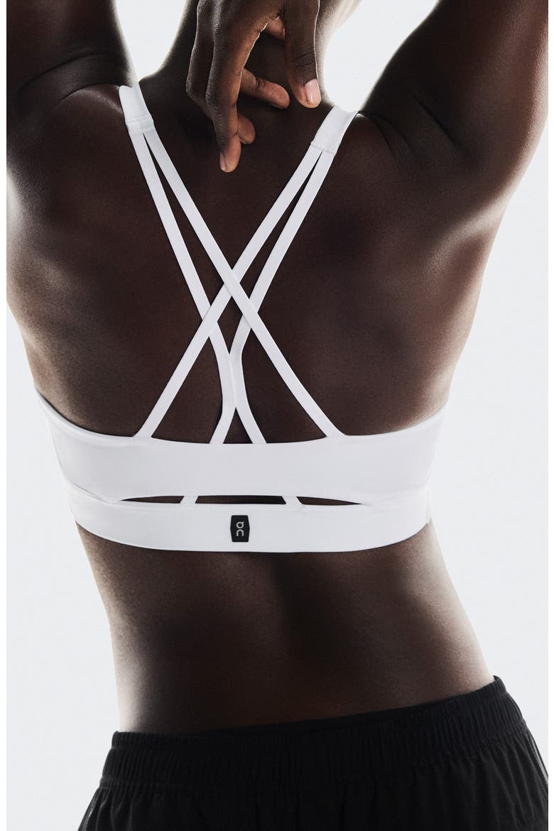 Studio Sports Bra, Alternate, color, WHITE