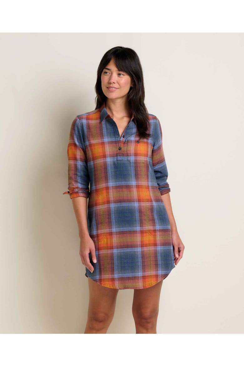 Re-Form Popover Long Sleeve Dress, Main, color, Ink Ombre