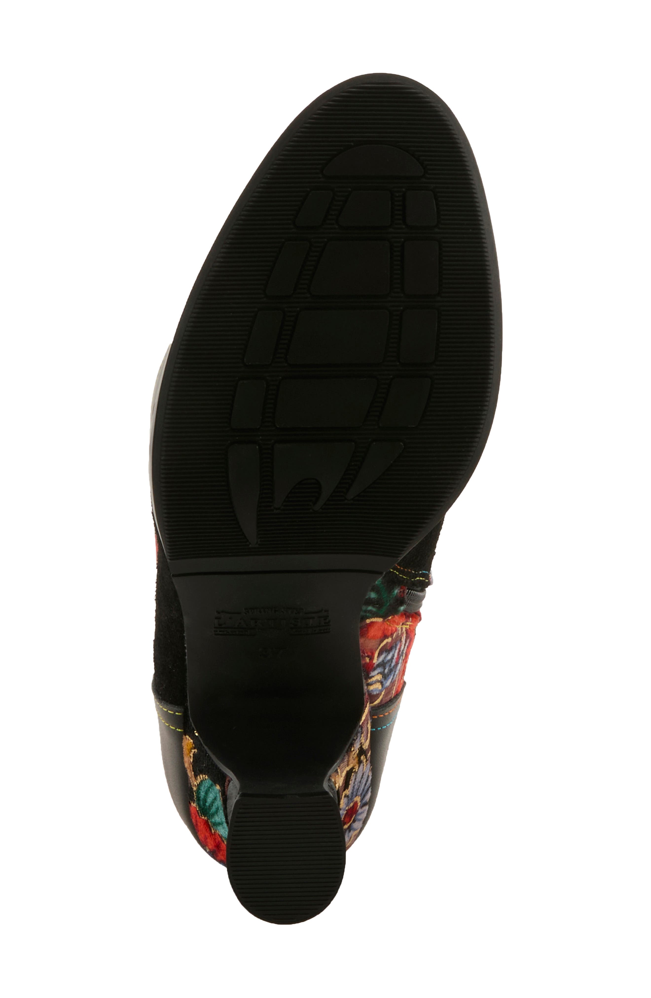 Peonyheaven Tall Boot, Alternate, color, BLACK MULTI
