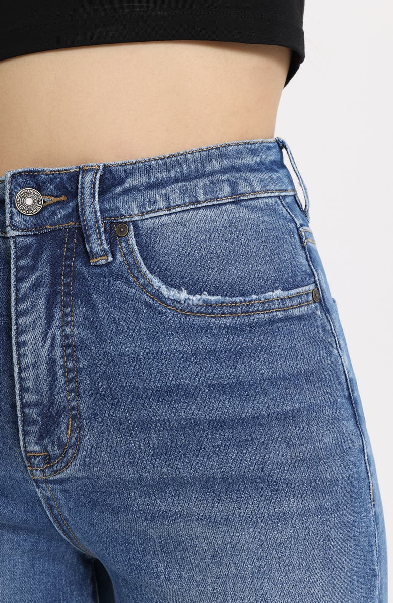 Bayeas High Waist Wide Leg Jeans, Alternate, color, Haven