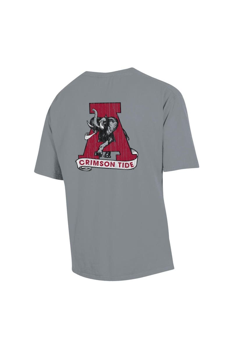 Comfort Wash Men's Comfort Wash Graphite Alabama Crimson Tide Vintage Logo T-Shirt, Alternate, color, 