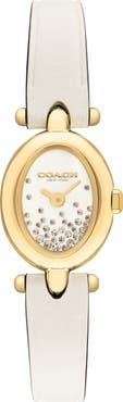 COACH Sammy Leather Strap Watch, 28mm