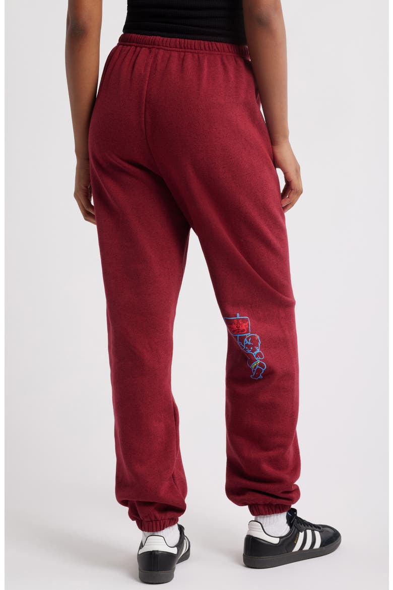 Wolrd Tour Round 2 Kimmy Graphic Sweatpants, Alternate, color, RED