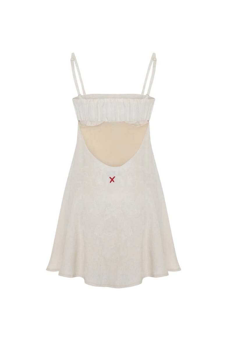 Daydreamers Strappy Backless Mini Dress, Alternate, color, Beige