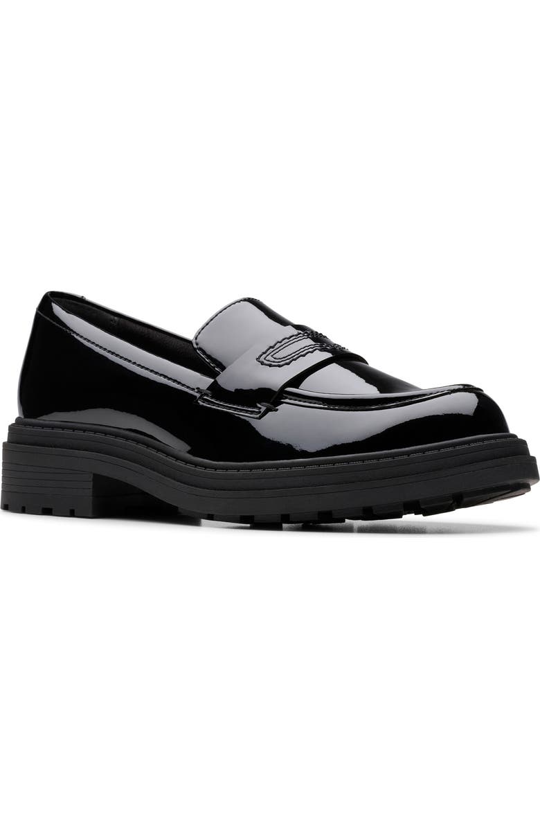 Clarks<sup>®</sup> Orinoco Edge Loafer, Main, color, Black Patent