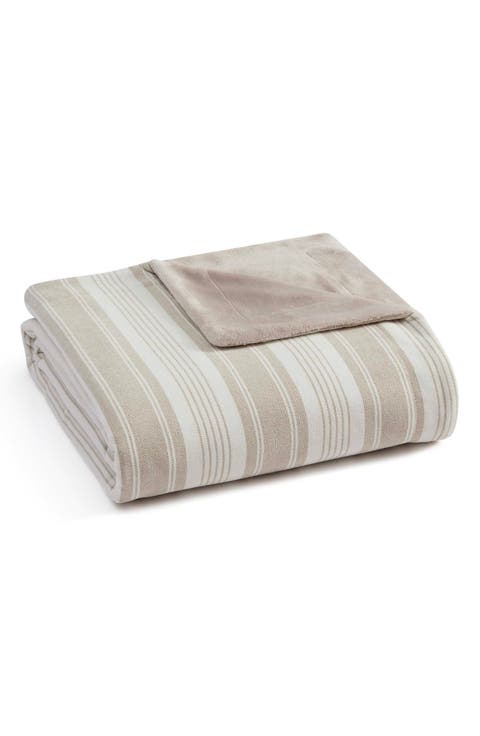 Tate Striped Chenille Throw Blanket