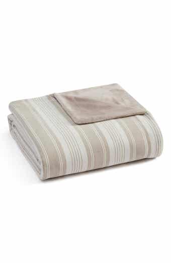 Tate Striped Chenille Throw Blanket