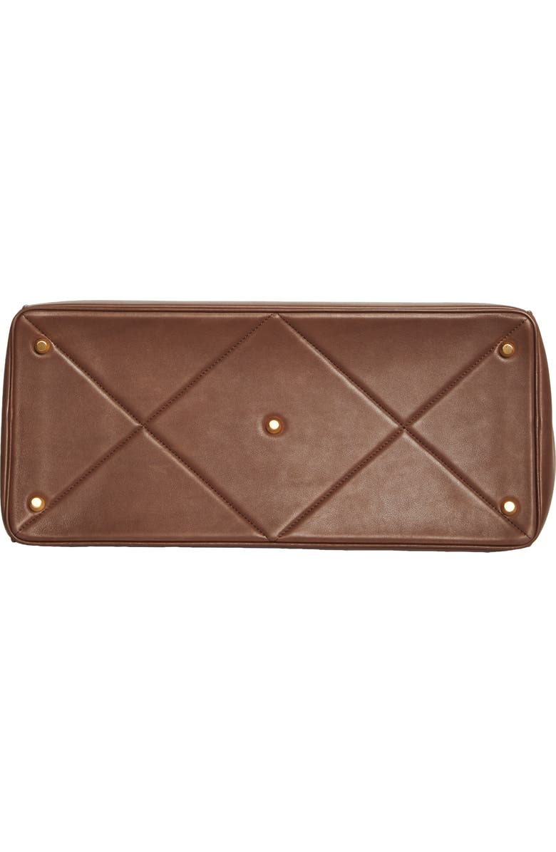 Thom Browne Mr. Thom Soft Pebble Leather Luggage Bag, Alternate, color,