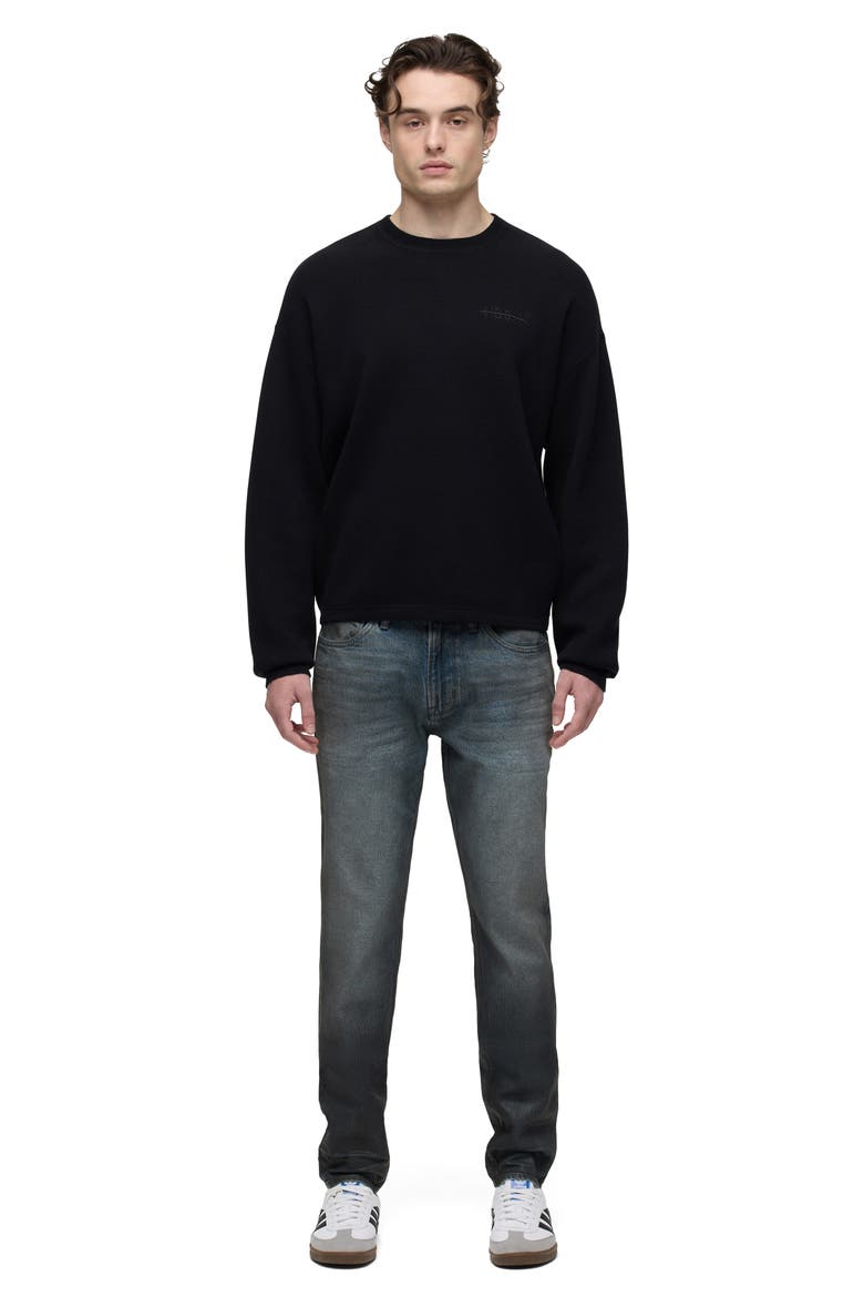 Zack Skinny Fit Jeans, Alternate, color, COATED CHARCOAL