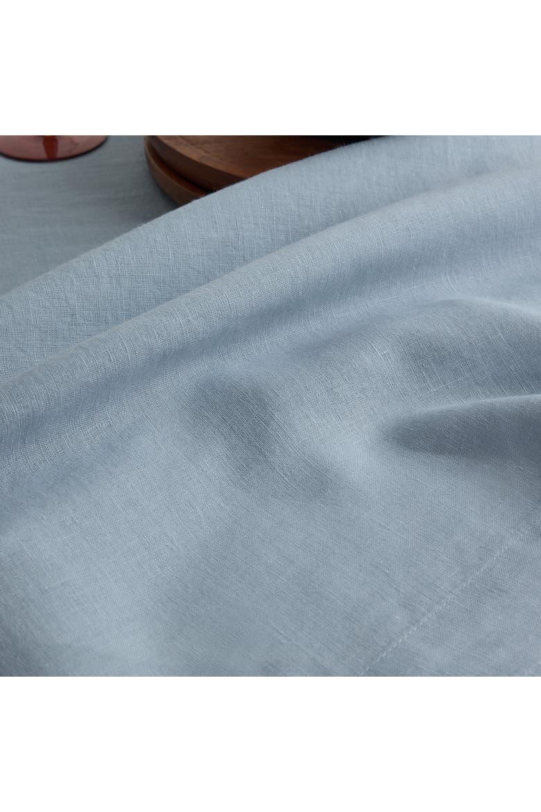 Linen Tablecloth - Sonoma, Alternate, color, Dusty Blue