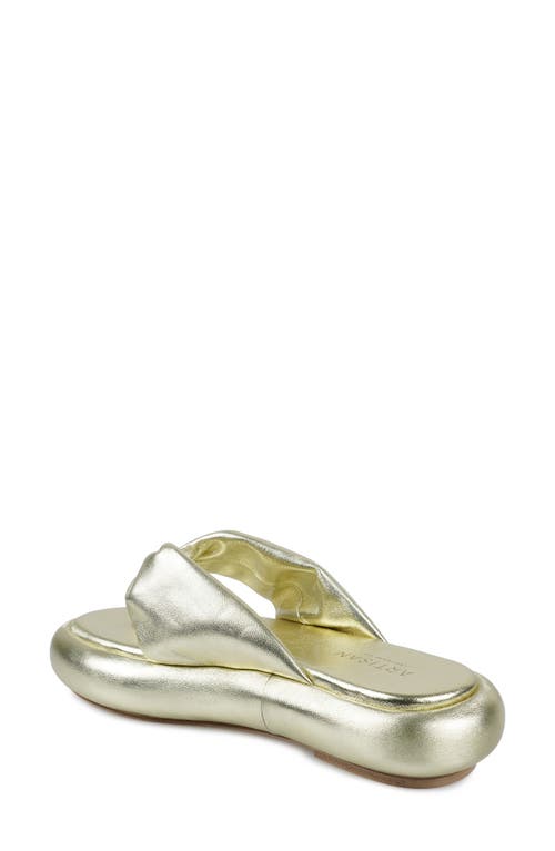 Zigi Artisan Alanna Platform Sandal In Gold