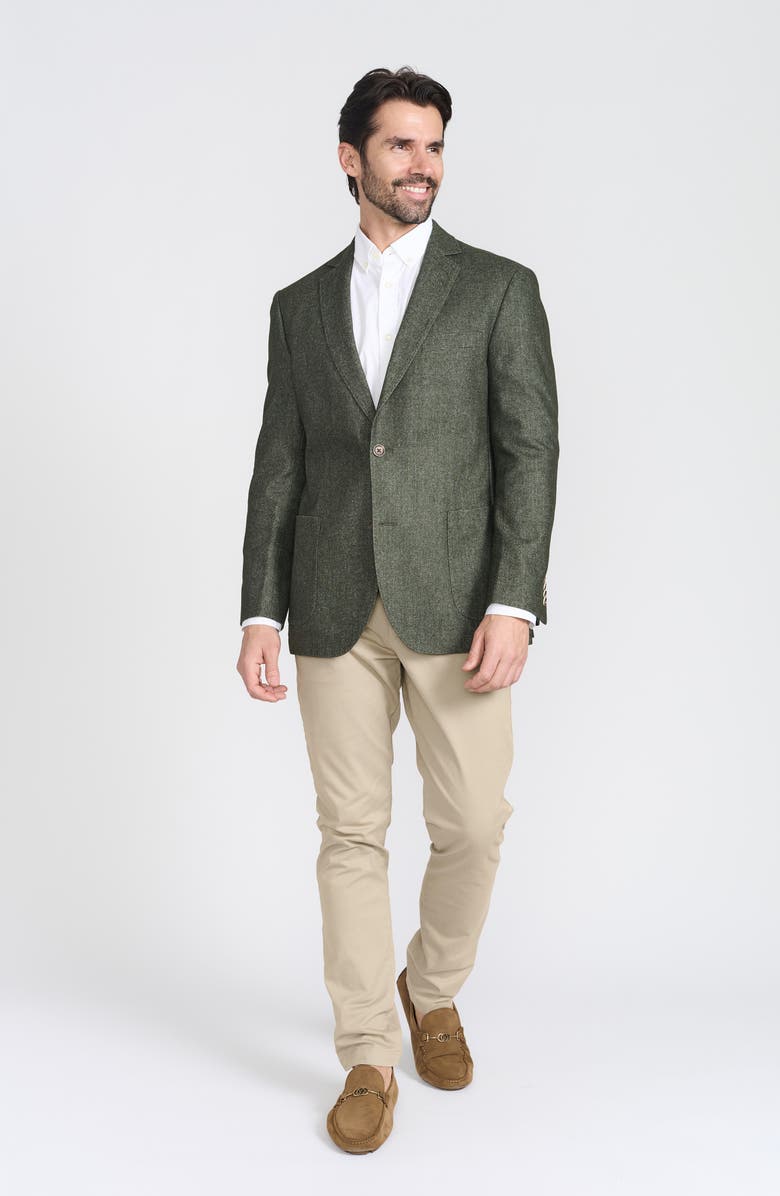 FLYNT Wool Blend Sport Coat, Alternate, color, Moss Green