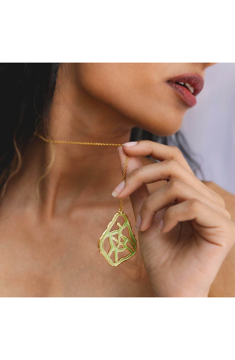 Dhwani Bansal TALA NECKLACE, Alternate, color, Gold Plated