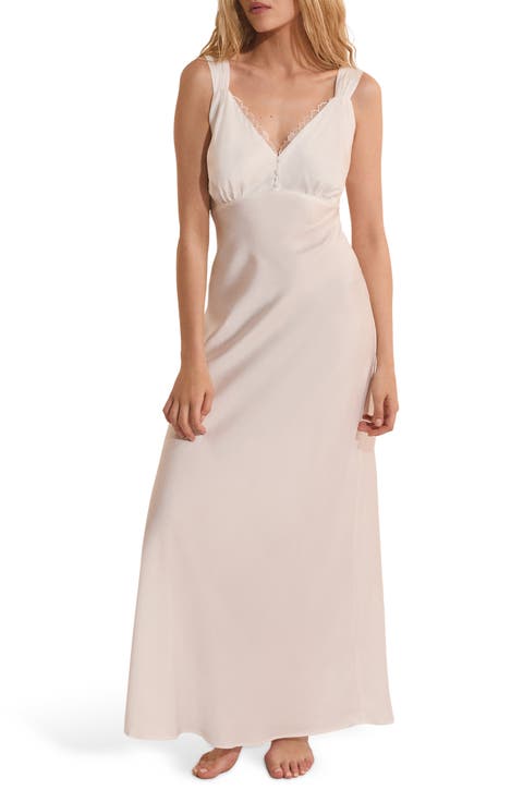Bridal Bliss Satin Maxi Chemise