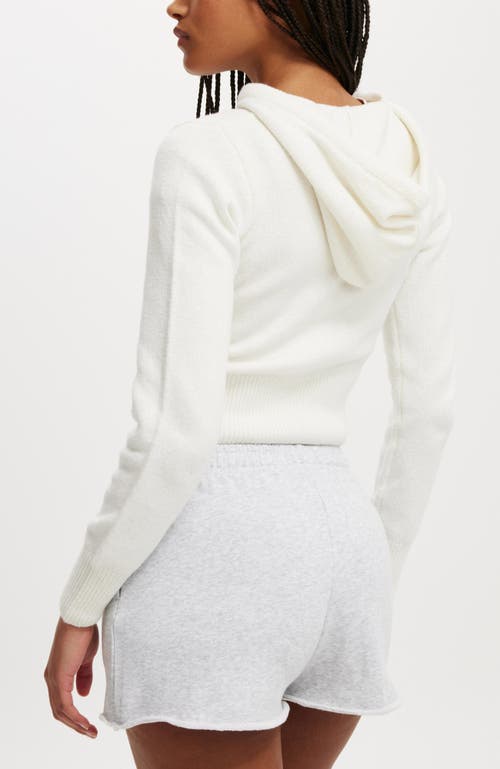 Cotton On Classic Fleece Mini Short In Soft Grey Marle