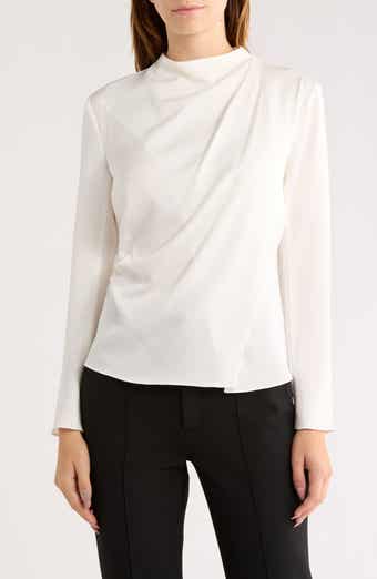 A.L.C. Kay Ruched Turtleneck Top