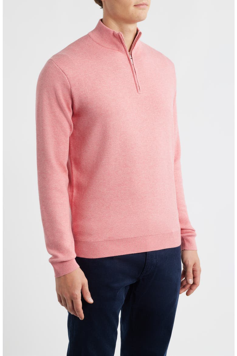 Coolspun Lite Quarter Zip Sweater, Alternate, color, VENETIAN PINK