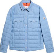 Moncler Tiriol Denim Down Puffer Shirt Jacket