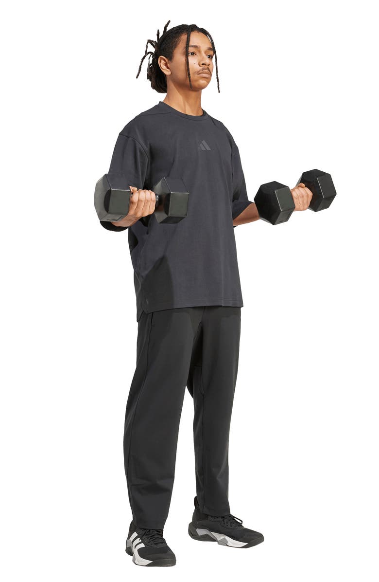 adidas Oversize T-Shirt, Alternate, color, Black