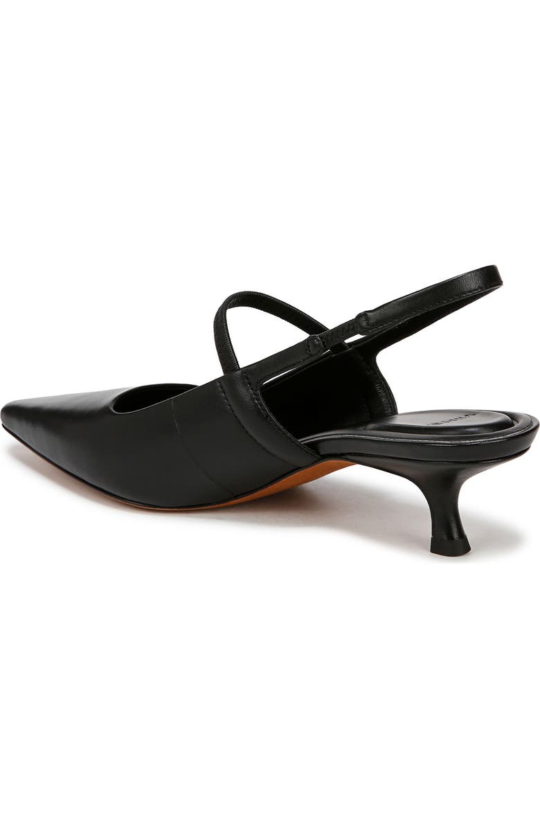 Vince Venice Slingback Pointed Toe Kitten Heel Pump, Alternate, color,