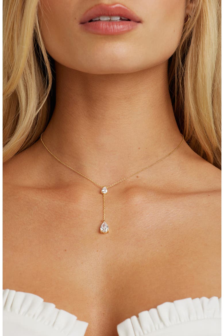 Lane Crystal Pendant, Alternate, color, Gold