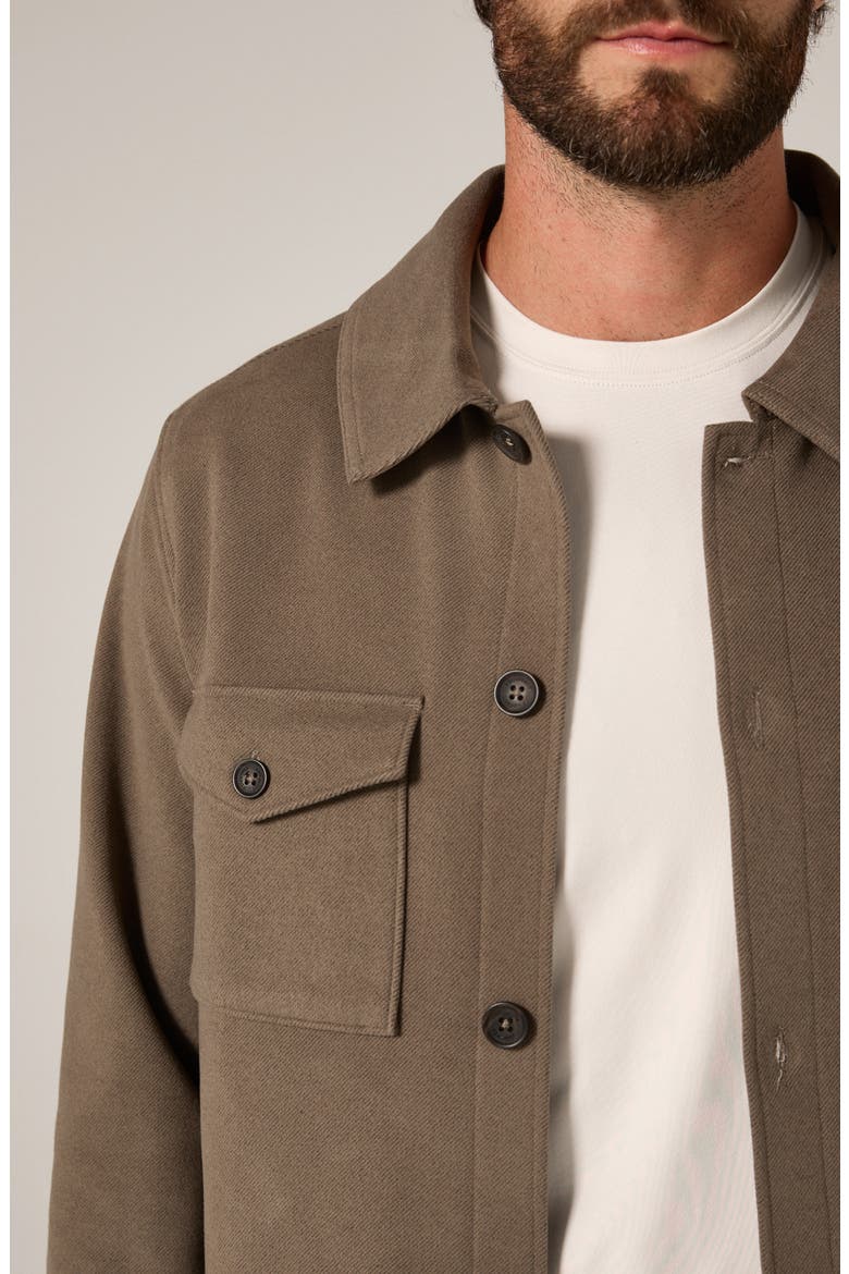 Craftsman Twill Shacket, Alternate, color, KHAKI