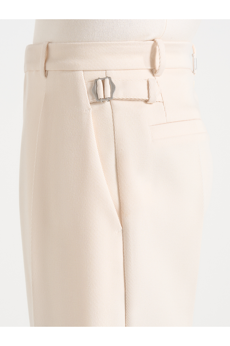 Dorian Pleated Tailored Trousers, Alternate, color, Cream