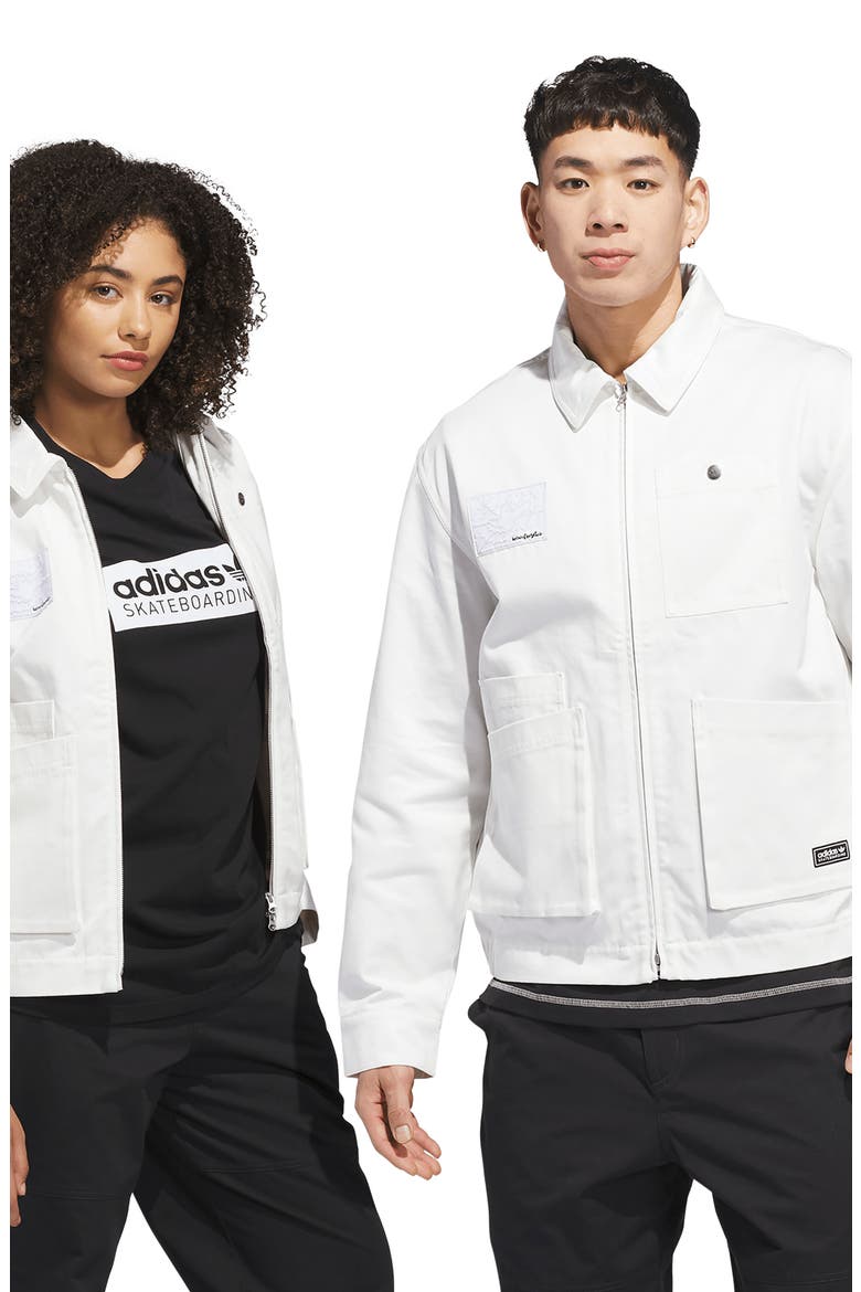 x Skateboarding Mark Gonzales Jacket, Alternate, color, CORE WHITE