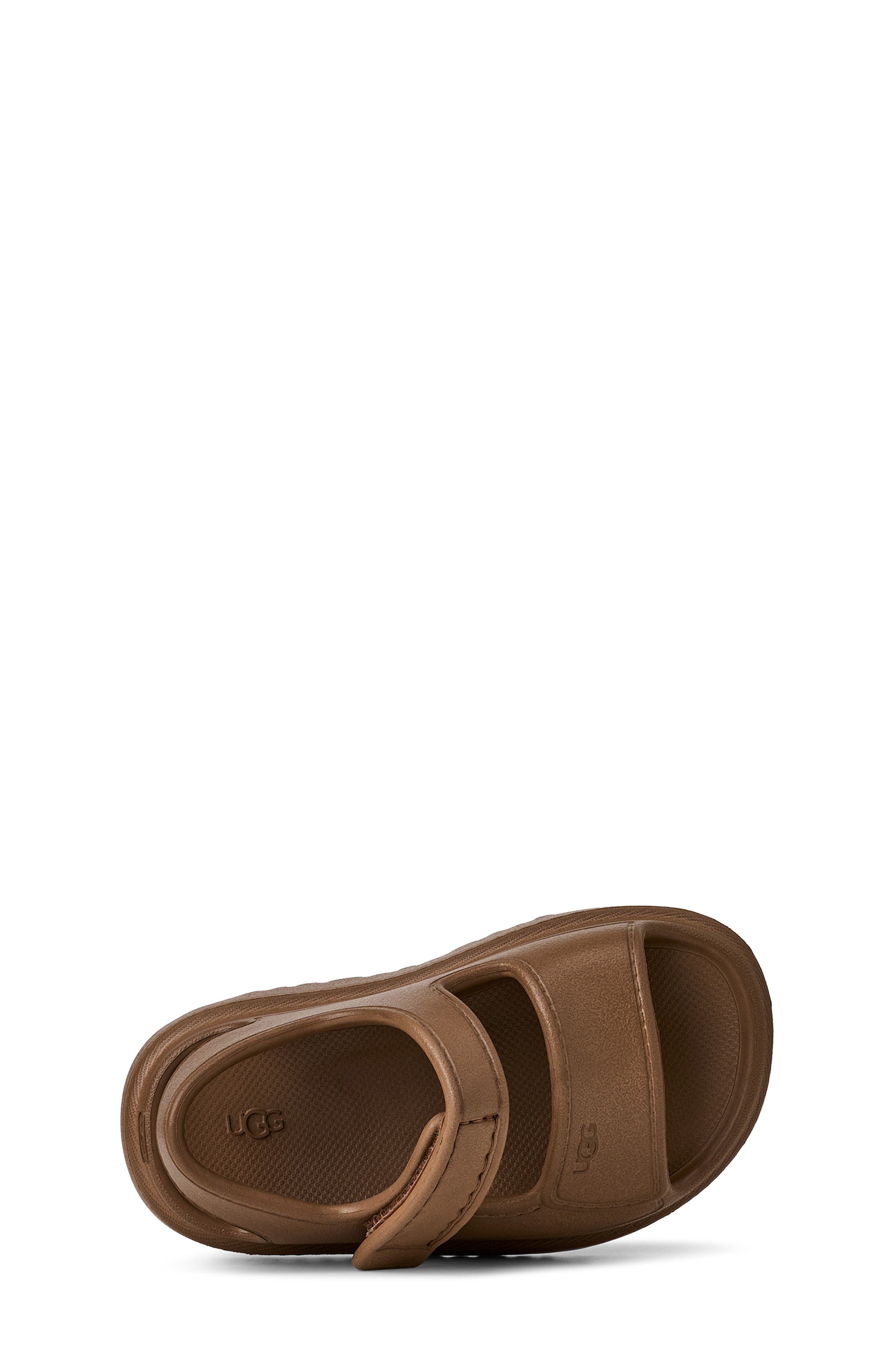 UGG<sup>®</sup> Kids' GoldenGlow Water Friendly Sandal, Alternate, color, Bison Brown