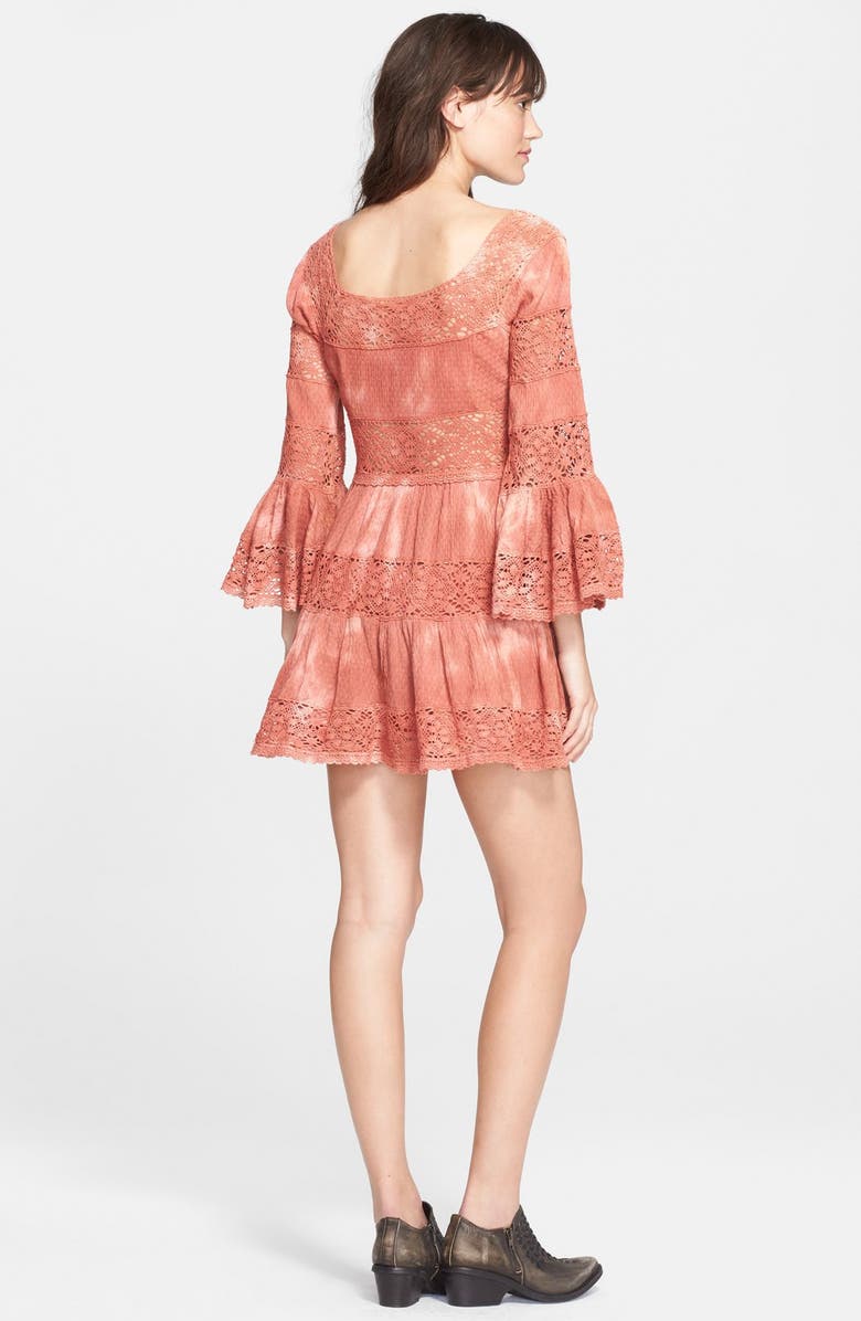 Free People 'Pippa' Gauze Fit & Flare Dress, Alternate, color, 