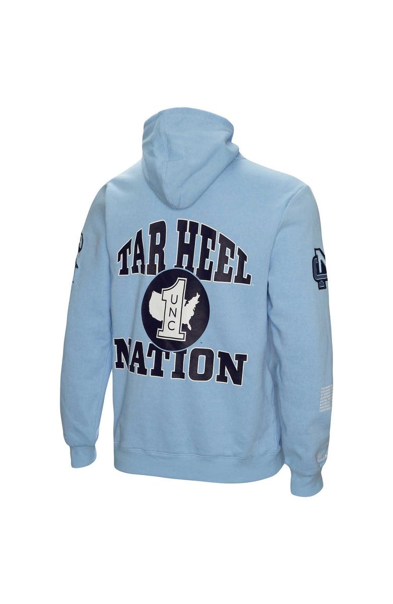 Mitchell & Ness Men's Mitchell & Ness Carolina Blue North Carolina Tar Heels Team Origins Pullover Hoodie, Alternate, color,
