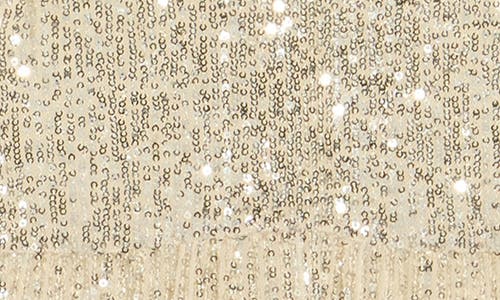 Eliza J Sequin Tiered Cocktail Dress In Metallic