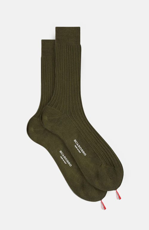 Scarosso Cotton Calf Socks