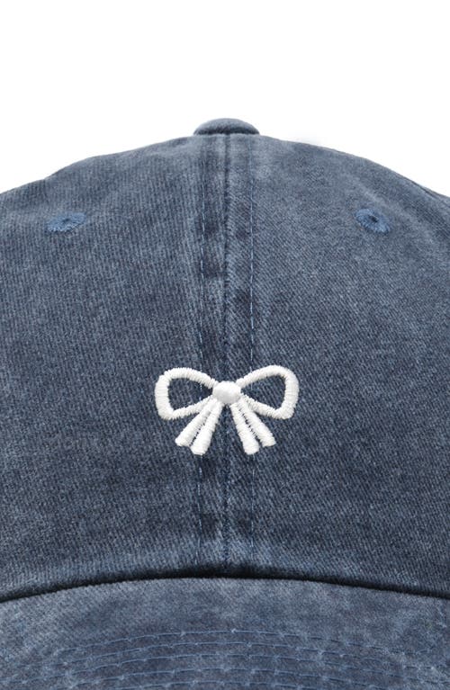 Dalix Bow Dad Cap In Blue