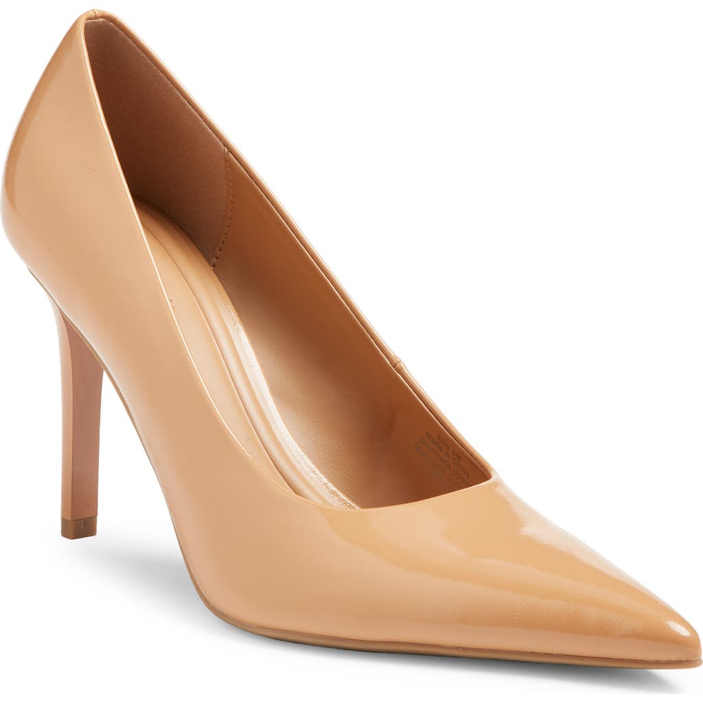 Open Edit Demetra Pointed Toe Pump In Beige Blush