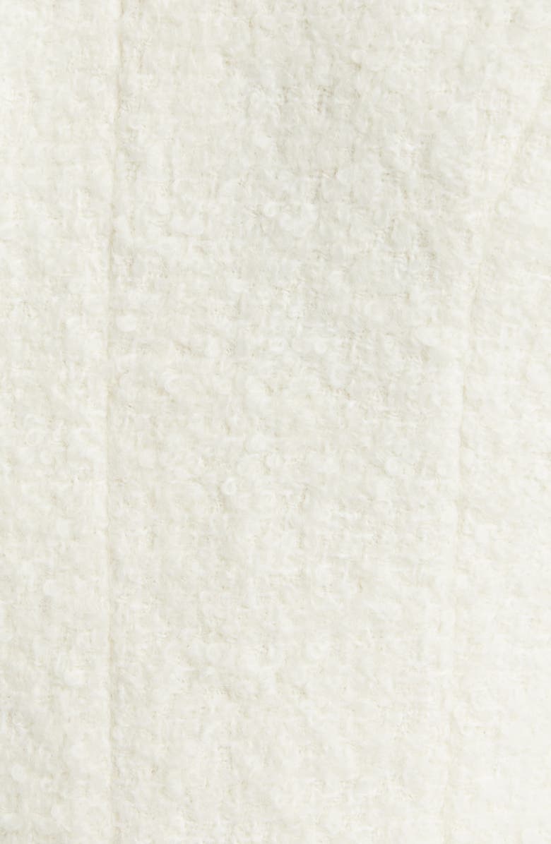 LoveShackFancy Morrow Bouclé Peplum Jacket, Alternate, color,