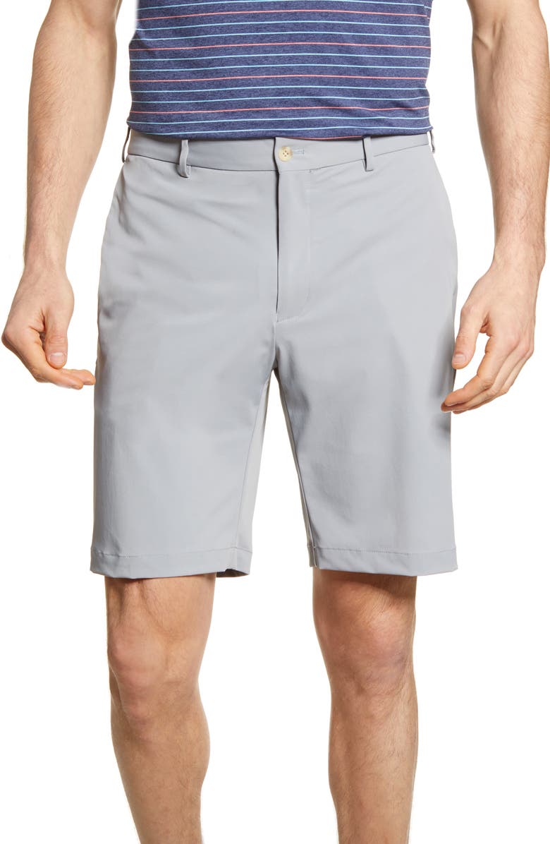 Peter Millar Stealth Stretch Twill Performance Shorts, Main, color, 
