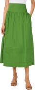 1.STATE A-Line Cotton Midi Skirt