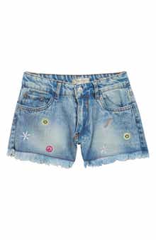 Jessica Simpson Kids' Fringe Denim Shorts