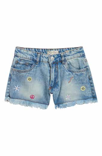 Jessica Simpson Kids' Fringe Denim Shorts