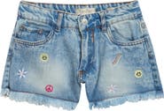 Jessica Simpson Kids' Fringe Denim Shorts