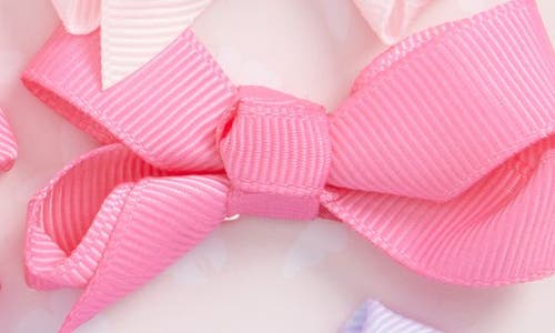 Capelli New York Kids' Assorted 8-pack Bow Clips In Pink Combo