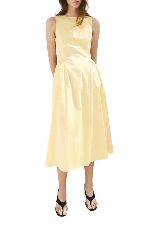 Nicole Drop Waist Midi Dress