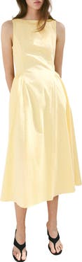 MANGO Nicole Drop Waist Midi Dress