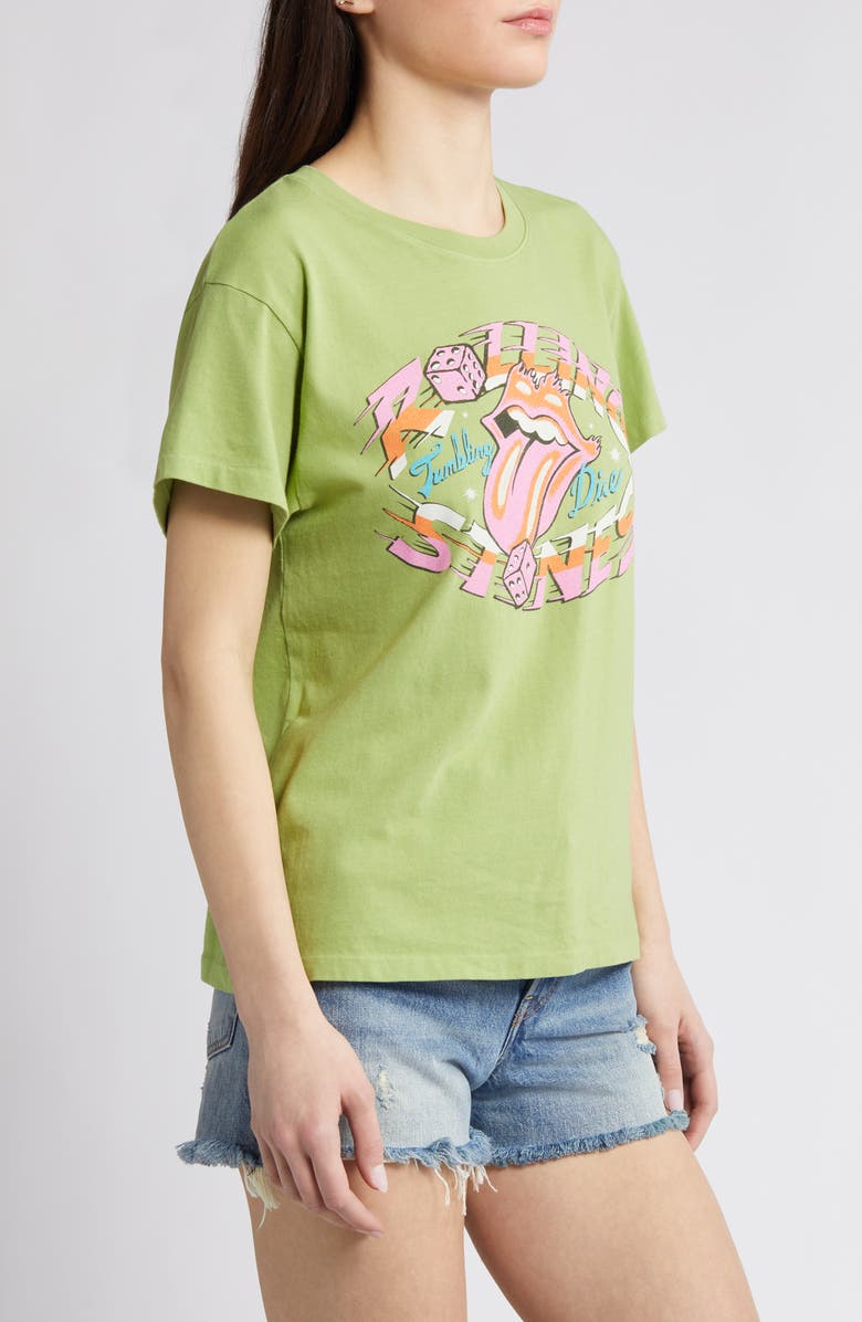 Daydreamer Rolling Stones Tumbling Dice Cotton Graphic T-Shirt, Alternate, color, 