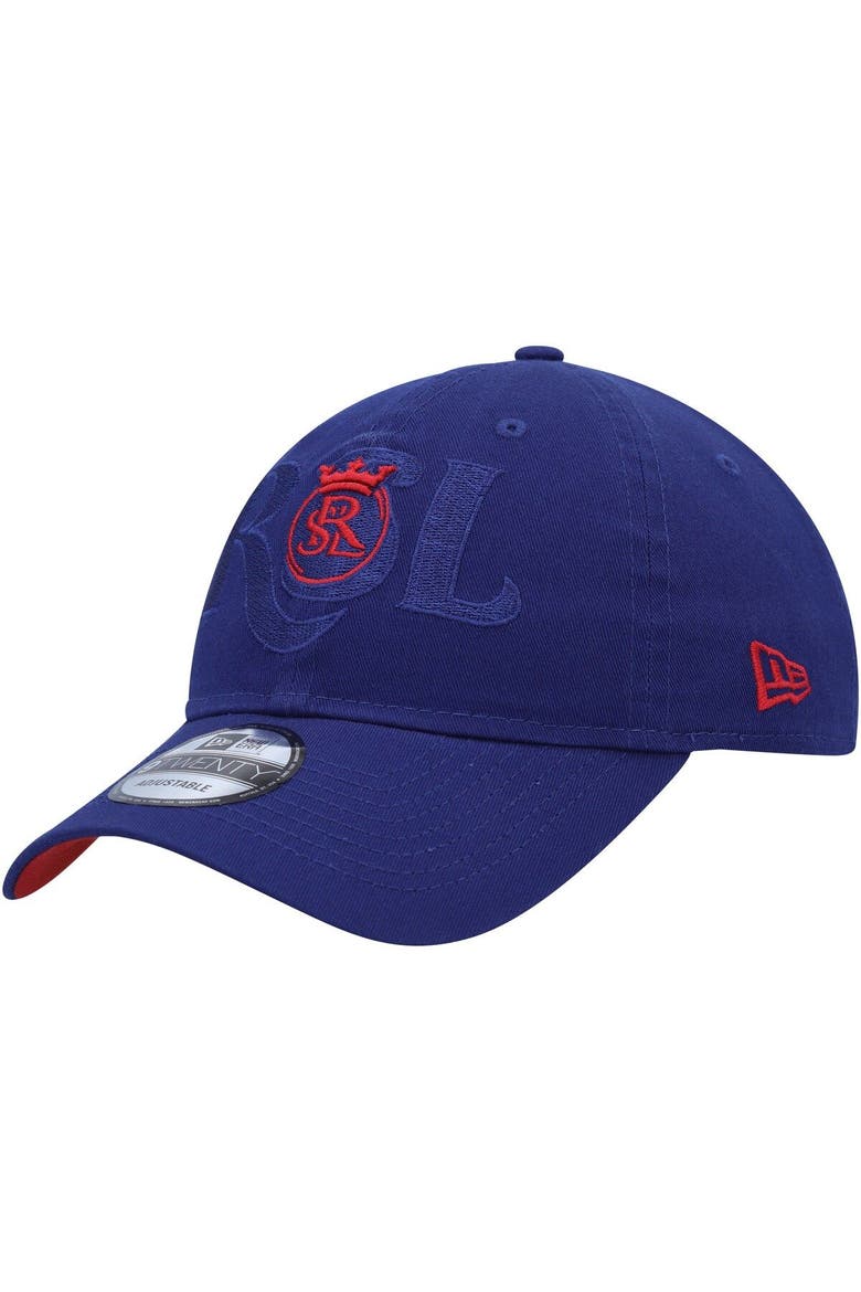 Men's New Era Blue Real Salt Lake Kick Off 9TWENTY Adjustable Hat, Alternate, color, Blue